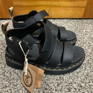 Dr. Martens Black Sandals
